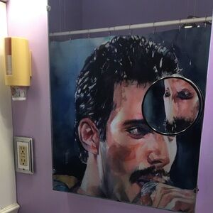Freddie Mercury Shower Curtain